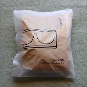 NWT Shapermint TrueKind Convertible Strapless Bandeau Bra Detachable Straps - L